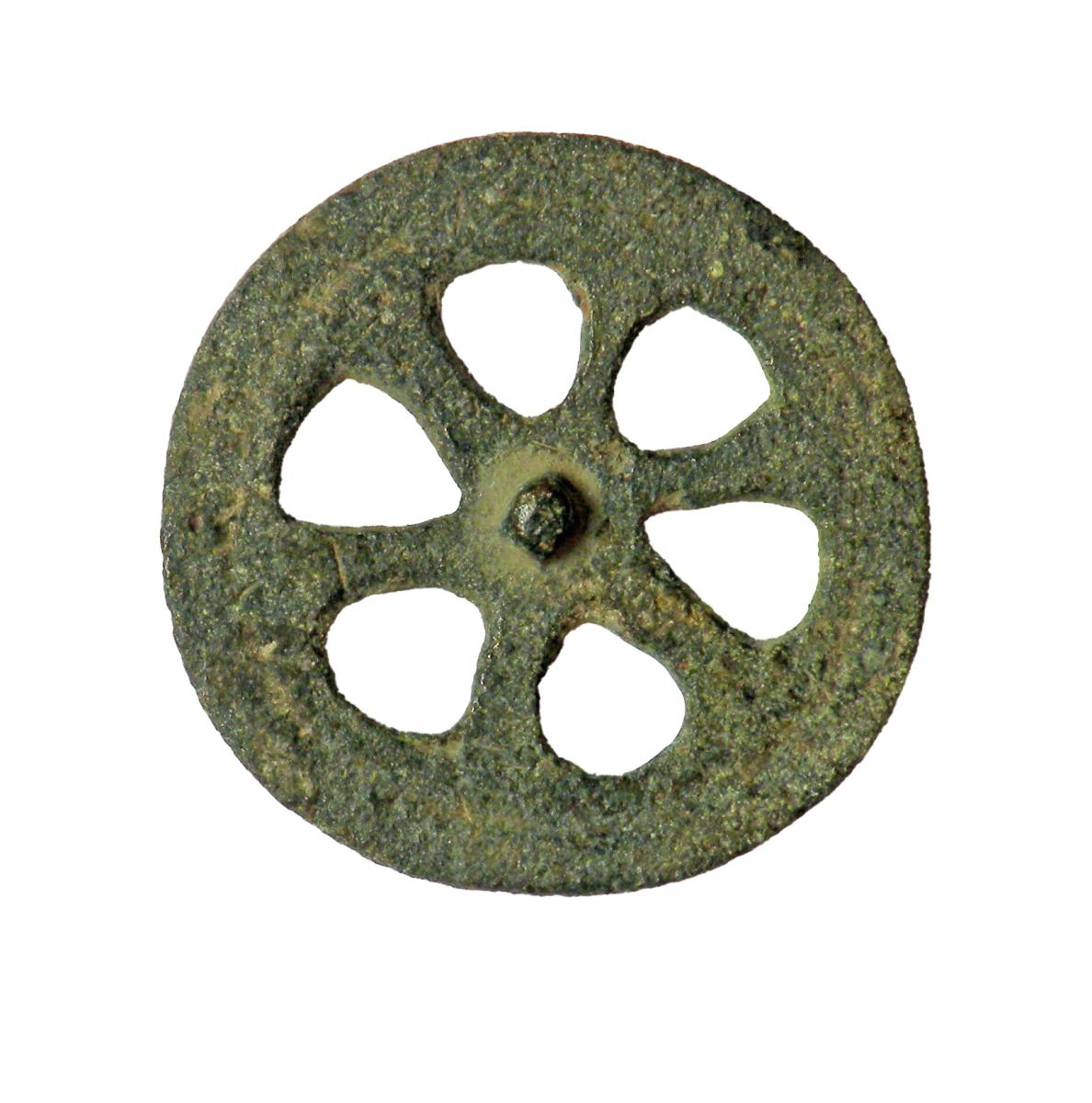 Pendentif en forme de rouelle solaire
