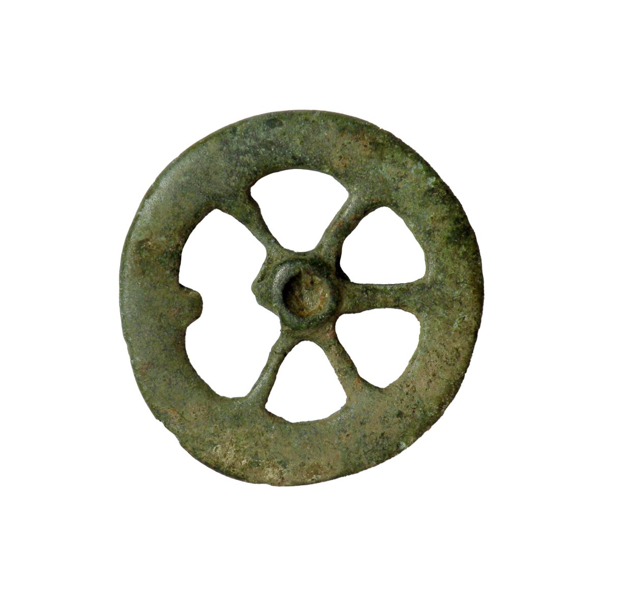 Pendentif en forme de rouelle solaire