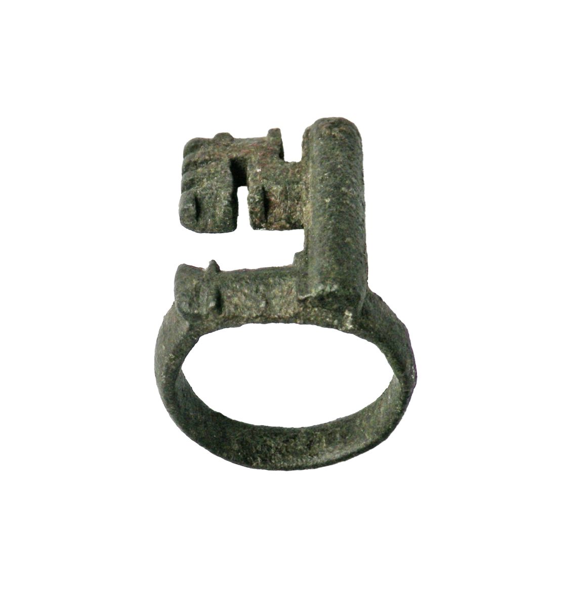 Bague-clé à tige forée