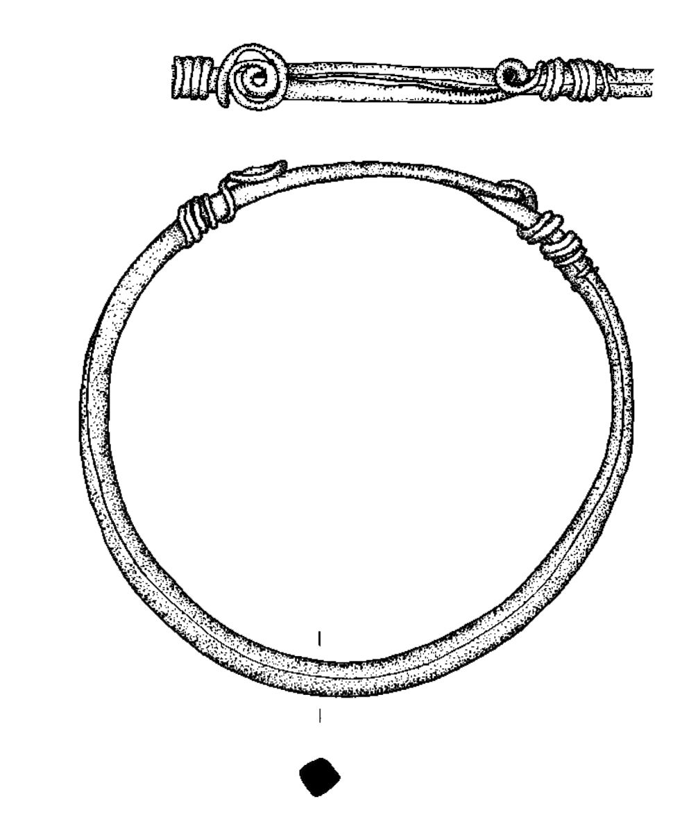 Bracelet aux extrémités nouées