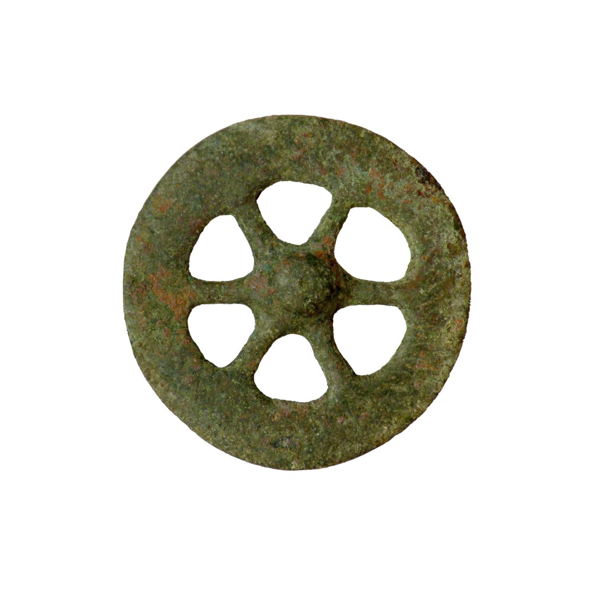 Pendentif en forme de rouelle solaire
