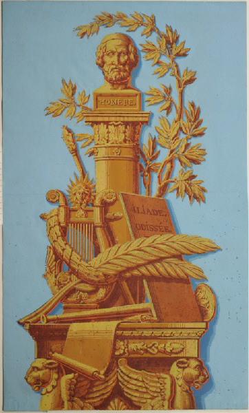 La galerie mythologique (Titre de l'ensemble du décor)
