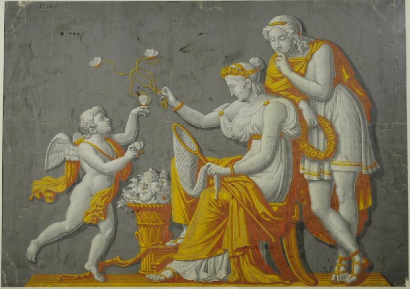 La frivolité (titre inscrit sous un exemplaire in situ (Haute-Loire 43))