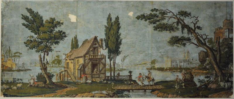 Frise à paysage