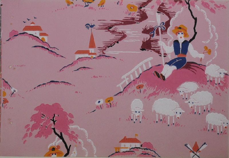 Les Bambins à la campagne (Titre du décor)