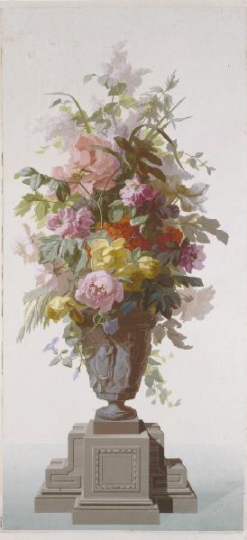 Décor Louis XIV à fleurs (Titre du décor dans lequel ce vase peut s'intégrer)