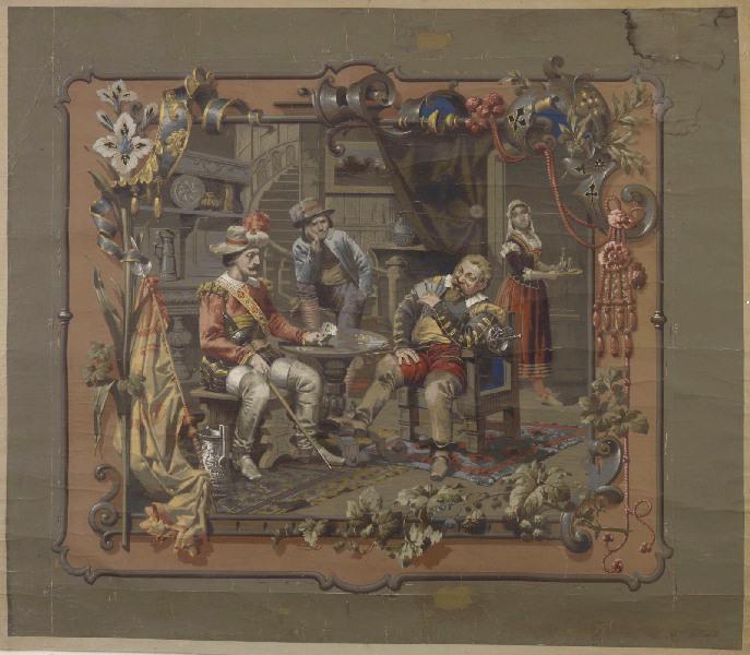 Les scènes Louis XIII (Titre du décor)