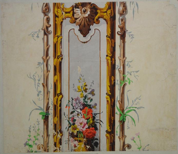 Décor roccaille [sic] (Titre sur la lithographie de présentation) ; Décor rocaille [sic], les saisons, style Louis XV (Titre d'usage (Jacqué 1988))