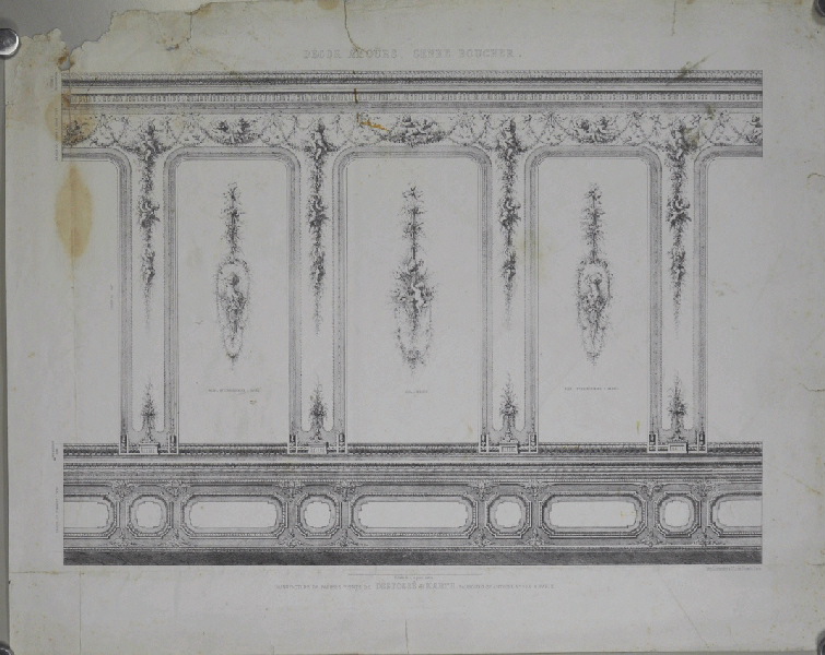 Décor Amours, genre Boucher (Titre inscrit)