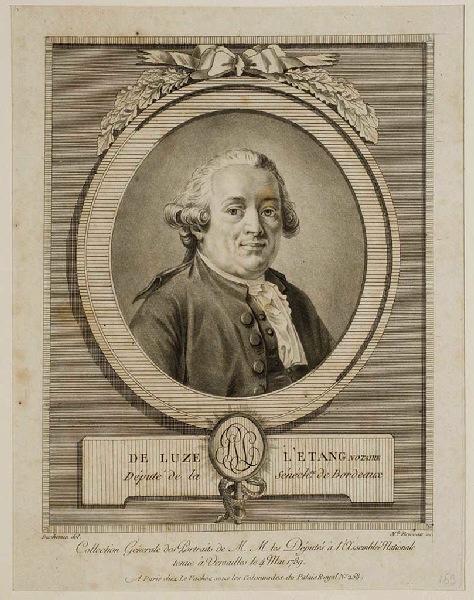 portrait de Pierre De Luze L'Etang, notaire