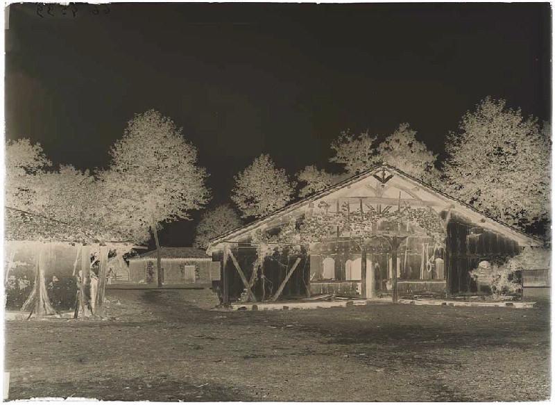 Maison à auvent et à vigne - Pariot (Ychoux) (Titre attribué)