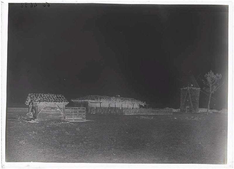 Maison, moulin à vent de Cherit, étang Cazaux - En-Chou (Biscarrosse) (Titre attribué)