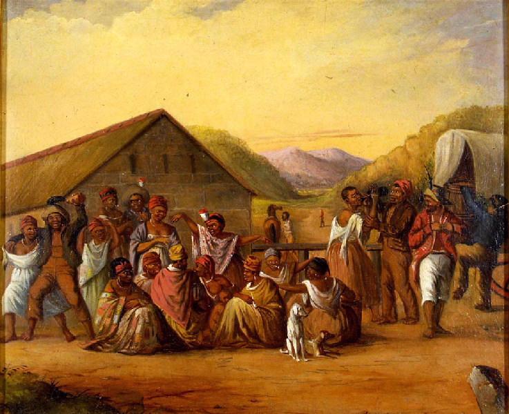 Halte dans une auberge de Noirs