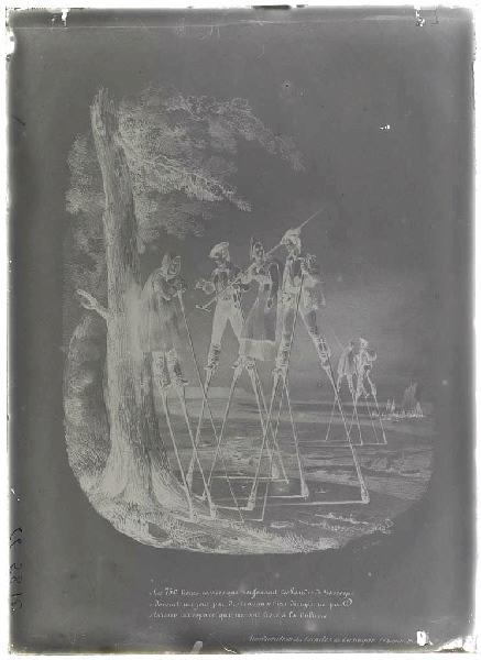 Reproduction d'une gravure du livre de Deschamps (Titre attribué)