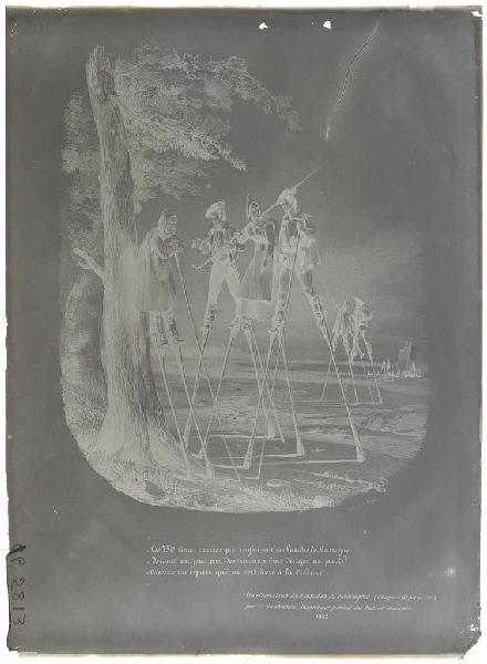 Reproduction d'une gravure du livre de Deschamps (Titre attribué)