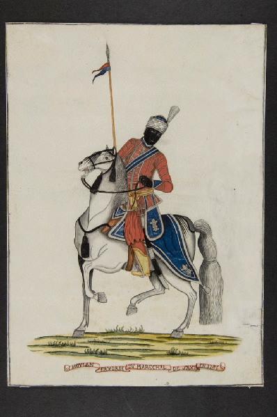 Houlan, favori du Maréchal de Saxe, en 1745