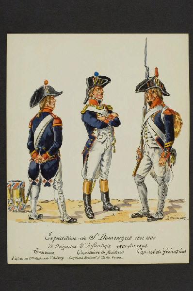 1/2 Brigades d'Infanterie 1801 fin 1802 ; Expédition de Saint-Domingue 1800 -1804