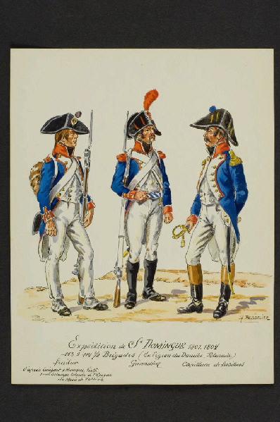 113 et 114 1/2 Brigades (Ex. Légion du Danube, Polonaise) ; Expédition de Saint-Domingue 1800 -1804