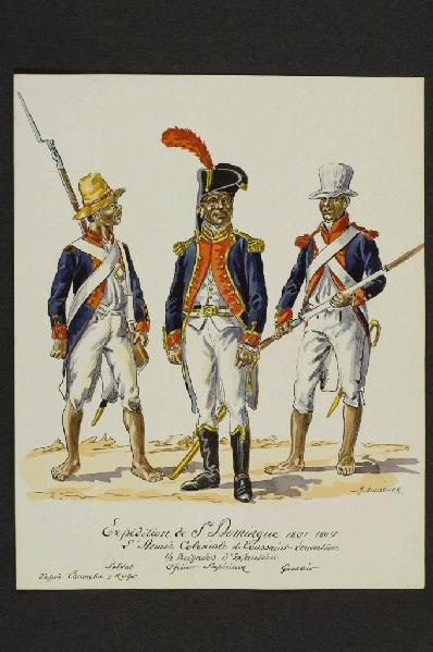 L'Armée coloniale de Toussaint Louverture 1/2 Brigades d'Infanterie ; Expédition de Saint-Domingue 1800 -1804