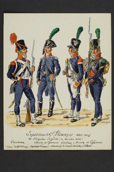 1/2 Brigades Légères (de 1801 à fin 1802) ; Expédition de Saint-Domingue 1800 -1804