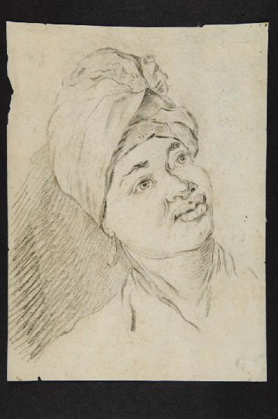 portrait d'une femme noire portant une coiffe