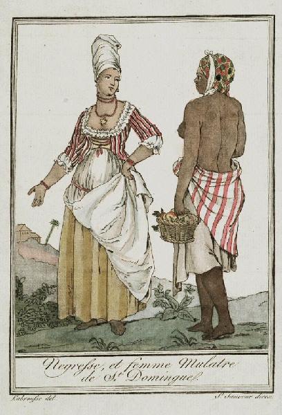 Négresse et Femme mulâtre de St Domingue