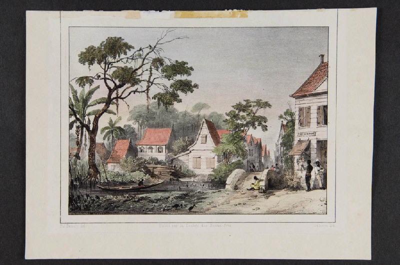 Vue de Paramaribo, capitale du Surinam