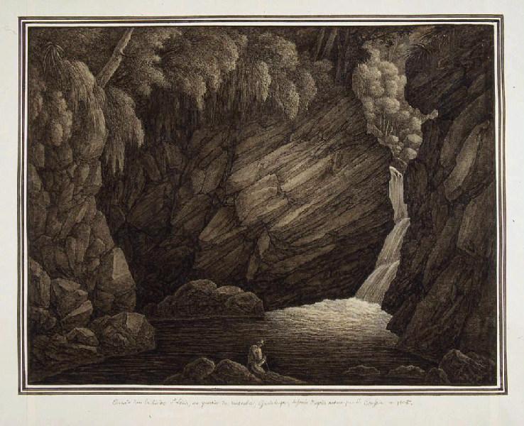 Cascade de la Rivière St Louis, au quartier du Matouba, Guadeloupe