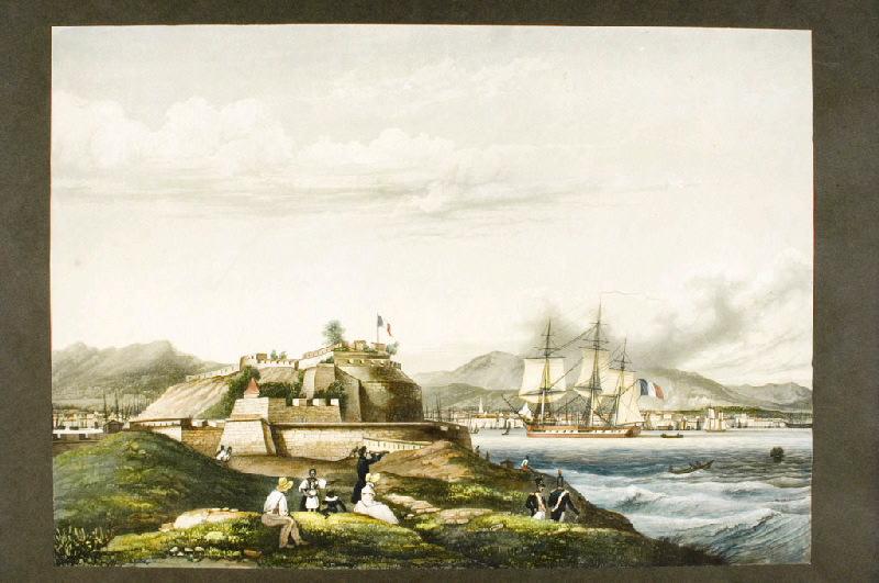 Vue du Fort Royal de la Martinique
