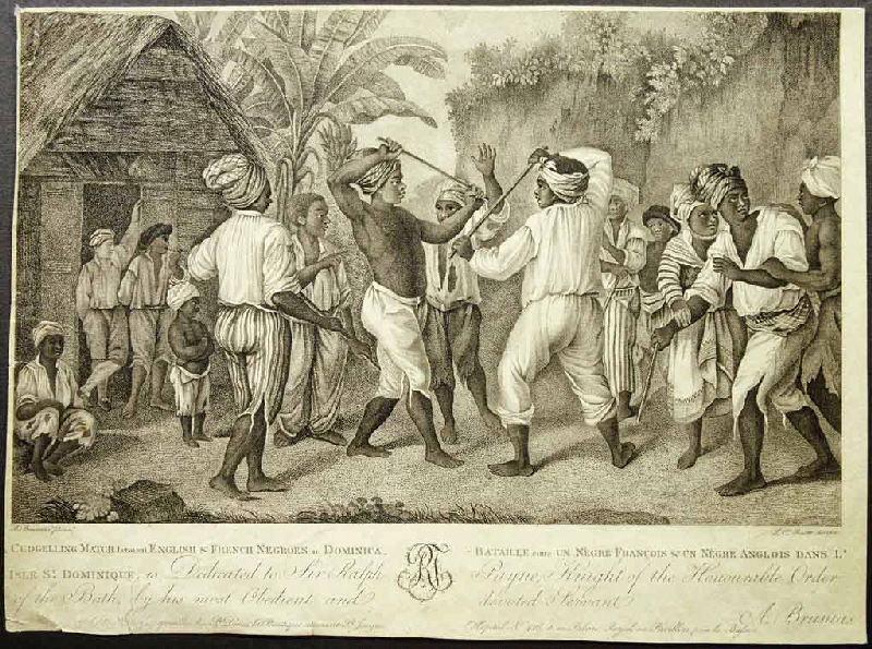 Bataille entre un Nègre François & un Nègre Anglois dans l'Isle St. Dominique