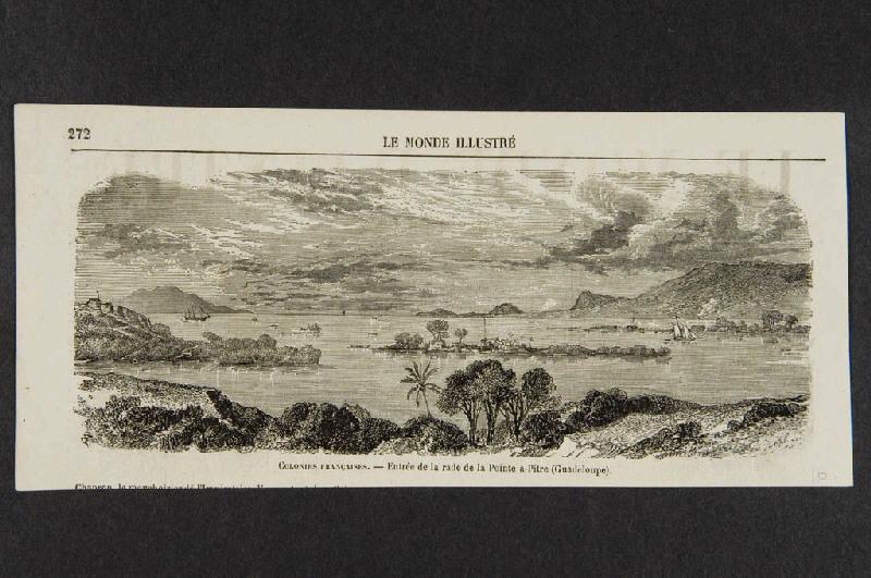 Entrée de la rade de la Pointe-à-Pitre, Guadeloupe