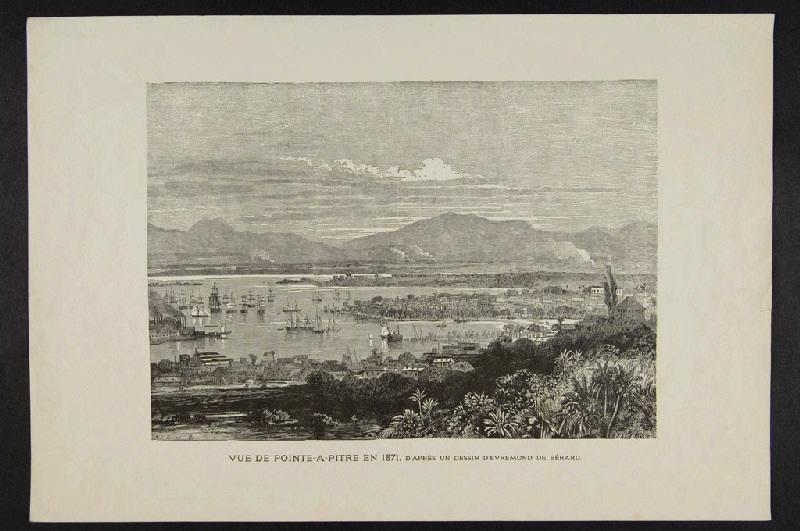 Vue de Pointe-à-Pitre en 1871