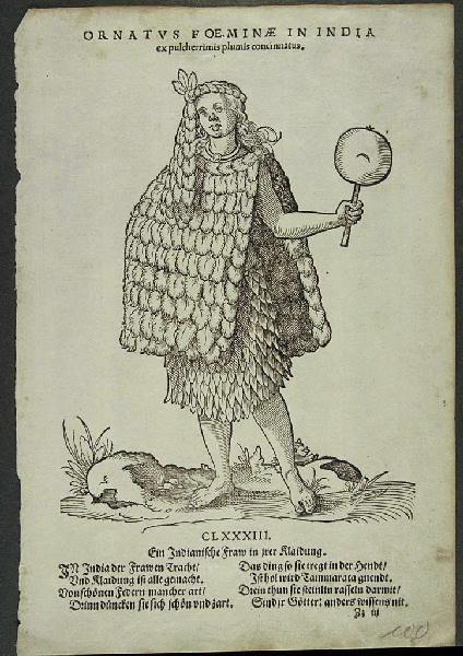 Ornatus Foeminae in India ex pulcherrimis plumis concinnatus