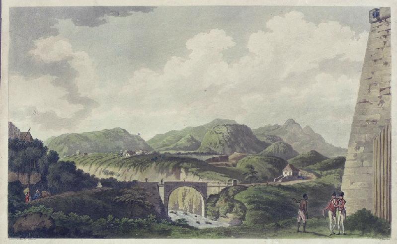 The Bridge over the River Gallions, from the foot of Fort Matilda, Guadaloupe