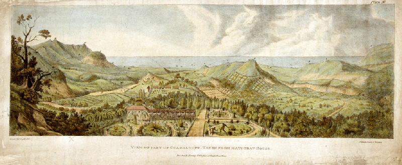 View of part of Guadaloupe. Taken from Matoubat House