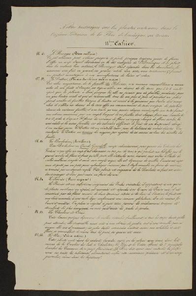 Notice historique sur les plantes contenues dans la Onzième livraison ,11ème Cahier