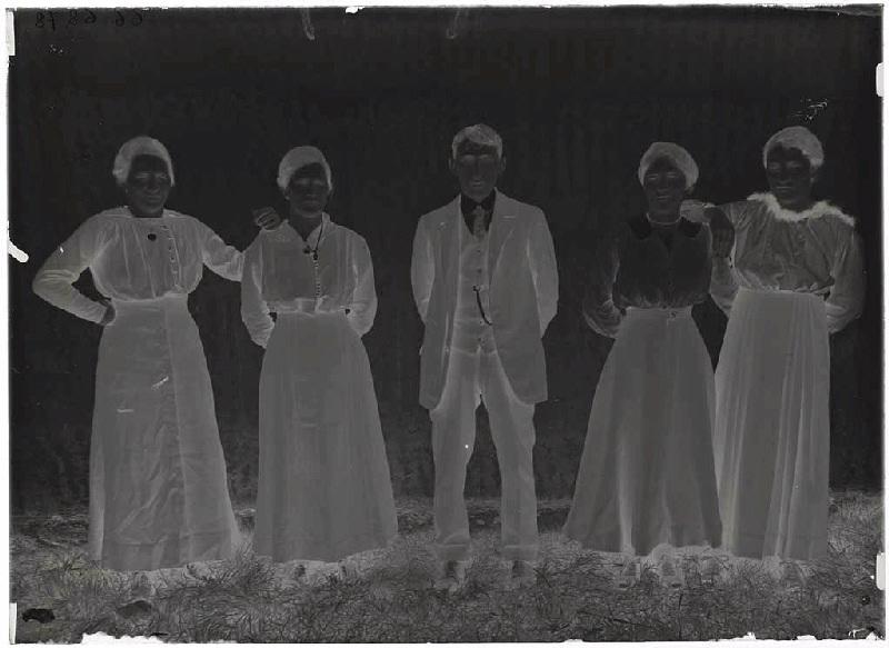 Marcel Ragnes, les soeurs Duleau, Louise et Marie Barsac