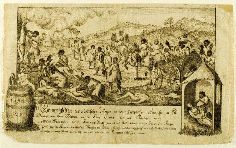 Atrocités exercées par les nègres rebelles...