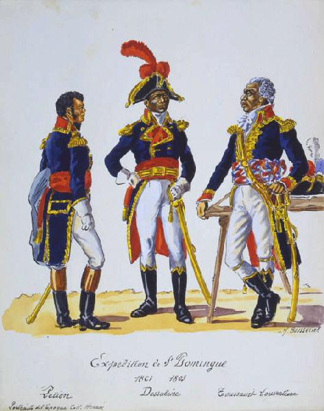 Petion, Dessaline, Toussaint Louverture 1801-1803 ; Expédition de Saint -Domingue 1801-1803
