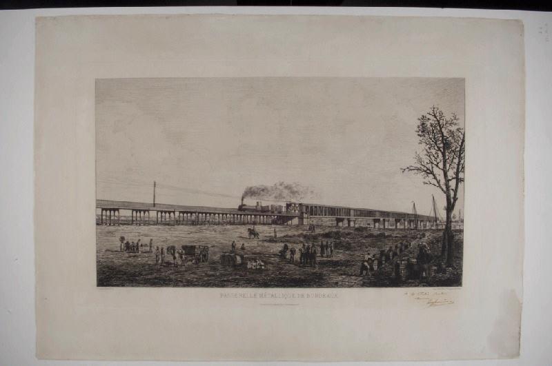 Passerelle métallique de Bordeaux