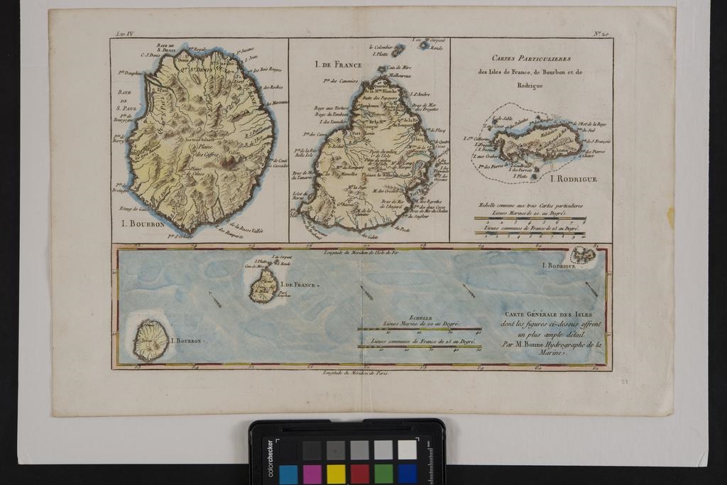 Carte générale des Isles dont les figures ci-dessus offrent un plus ample détail