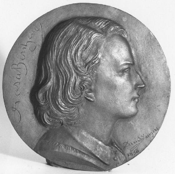 Profil droit de Rosa Bonheur