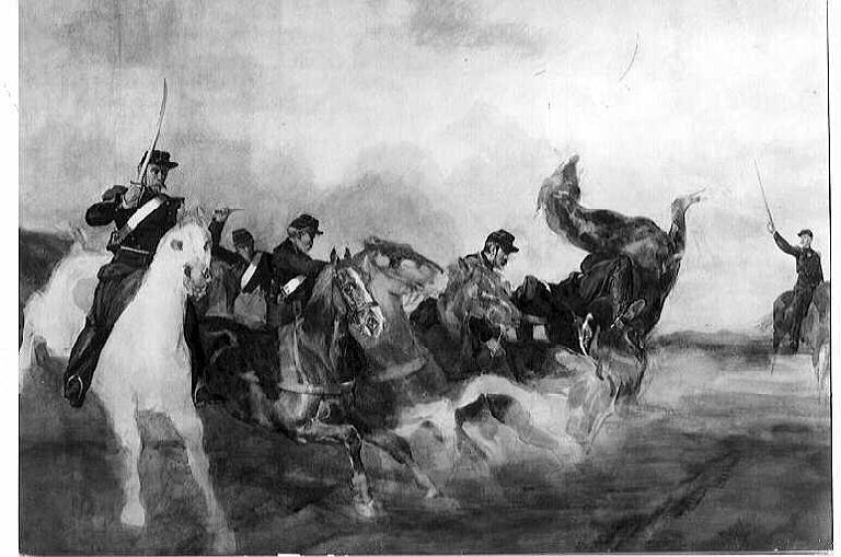 Charge de cavaliers