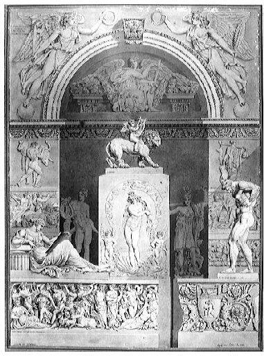 Morceaux de sculptures antiques et modernes