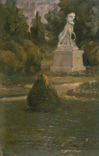 Un coin du jardin de la Mairie de Bordeaux