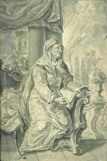 La Vierge lisant