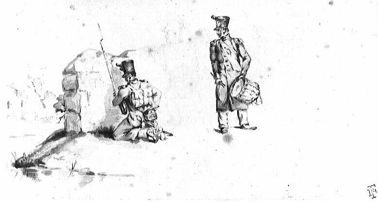 Le bivouac du 3ème régiment de Hussards