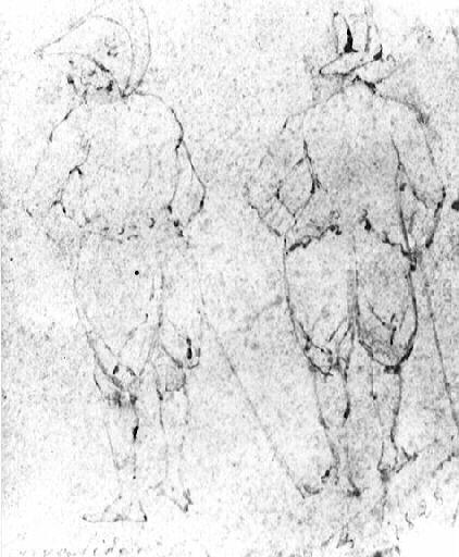 Deux croquis d'homme