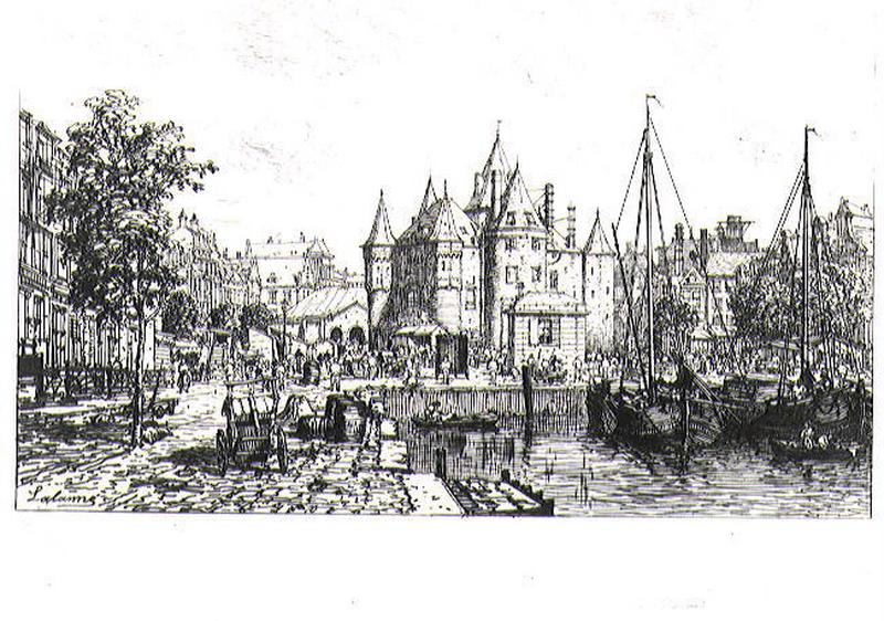 Le Waag-Poids de la ville d'Amsterdam ; La porte Saint-Antoine à Amsterdam