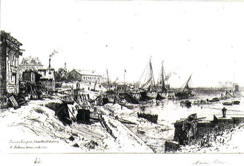 Souvenir d'un port. Trouville (Calvados)